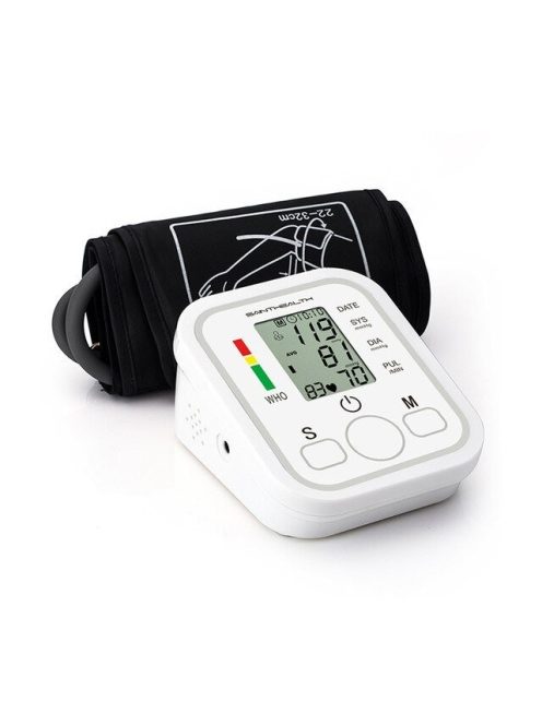 Blood Pressure Monitor BP Sphygmomanometer Pressure Meter Tonometer for Measuring Arterial Pressure ENGLISH VOICE  (22-48 cm)