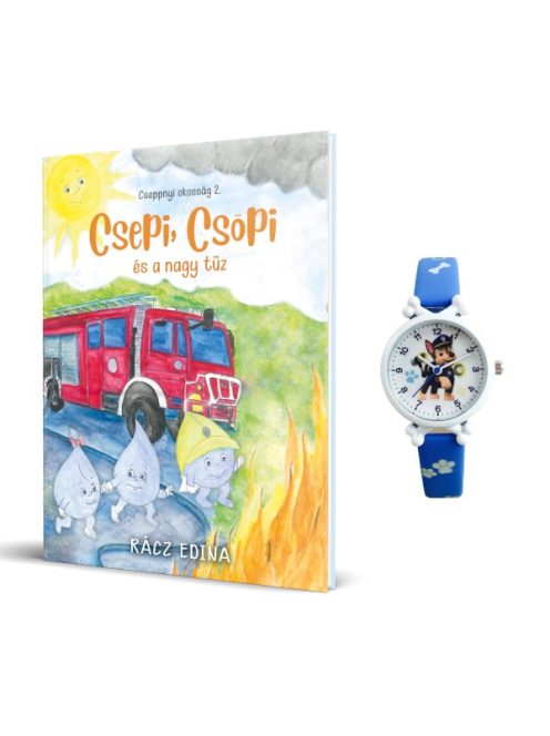 Book packet III: Csepi, Csöpi and the big fire and Paw patrol digital watch - Chase