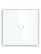 Elegant Touch Light Switch 1 Gang 1 Way, Tempered Glass Panel Light Switch
