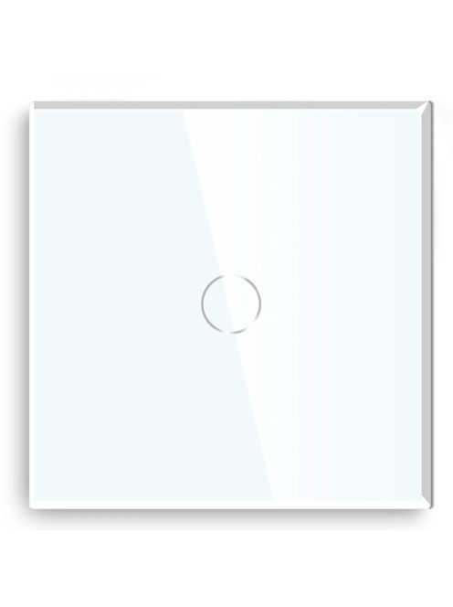 Elegant Touch Light Switch 1 Gang 1 Way, Tempered Glass Panel Light Switch