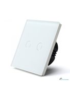 Elegant Touch Light Switch 2 Gang 1 Way