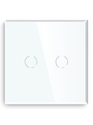 Elegant Touch Light Switch 2 Gang 1 Way