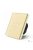 Elegant Touch Light Switch 3 Gang 1 Way Gold
