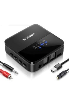   Bluetooth 5.0 Transmitter Receiver Aptx LL RCA 3.5mm AUX Spdif Stereo Music Wirlesss Audio Adapter Dongle For TV PC Car Speaker