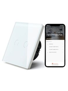 Zigbee Touch Switches 2Gang 1Way White NEUTRAL WIRE need