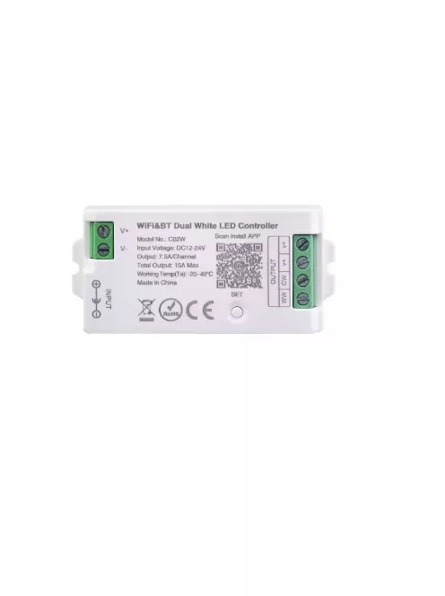 Tuya Wifi ledszalag vezérlő,  LED Controller, WW-CW