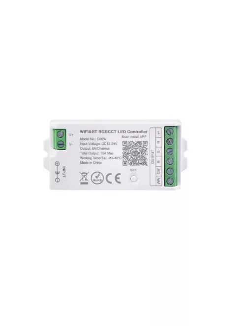 Tuya Wifi ledszalag vezérlő,  LED Controller, RGBWW