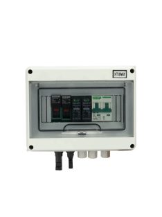   Előszerelt DC biztonsági doboz 1 string be 1 string ki, Napelem DC doboz, DC elosztó doboz 1000V