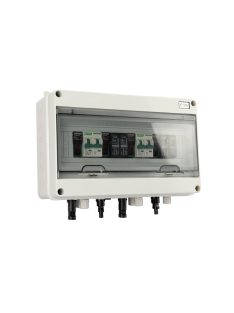   Előszerelt DC biztonsági doboz 2 string be 2 string ki, Napelem DC doboz, DC elosztó doboz 1000V