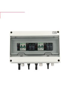   Előszerelt DC biztonsági doboz 2 string be 2 string ki, Napelem DC doboz, DC elosztó doboz