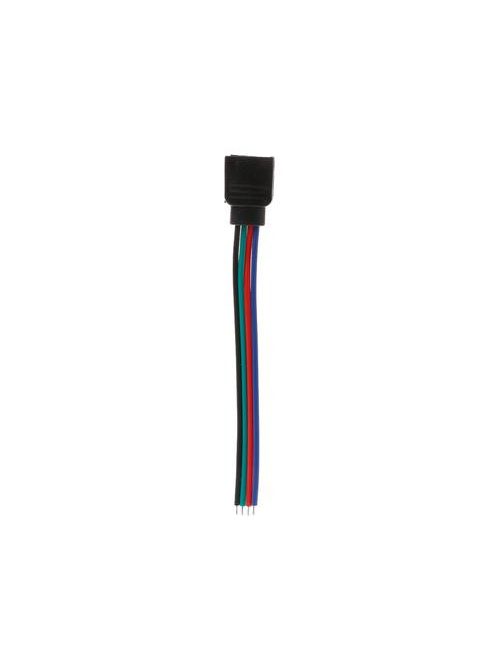 4 pin RGB Connector Female LED Strip Needle Connector Welding Cable For 5050 3528 RGB LED Strip 15 cm
