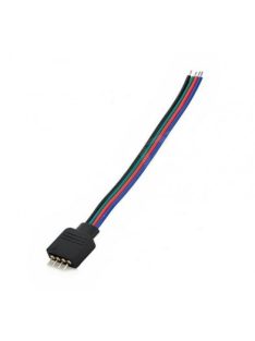   4 pin RGB Connector Male LED Strip Needle Connector Welding Cable For 5050 3528 RGB LED Strip