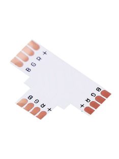T elem RGB LED szalaghoz 10 mm
