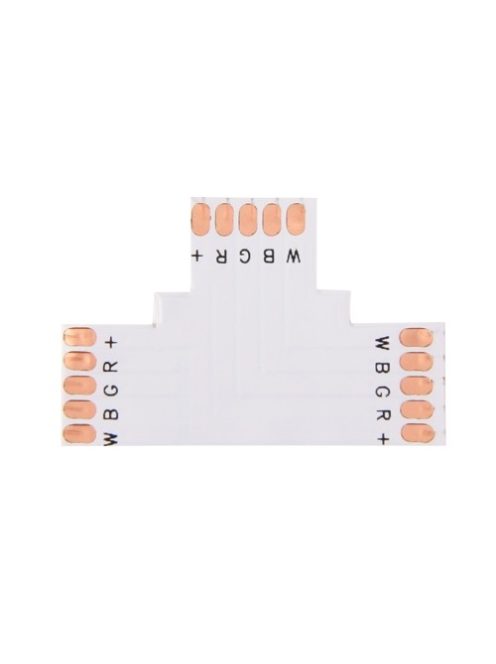 10MM 5 Pin RGBW  T Shape LED Light Strip Connector