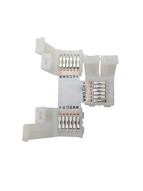 6-Pin 12 mm T-Shape LED strip Connector