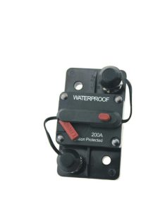   DC megszakító, biztosíték, akkumulátor biztosíték 200A, vízálló, napelem rendszerekhez, autó, hajó, lakóautó, hifi rendszerhez