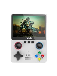 Kézi konzol, videojáték 10000 játék 64GB, fehér