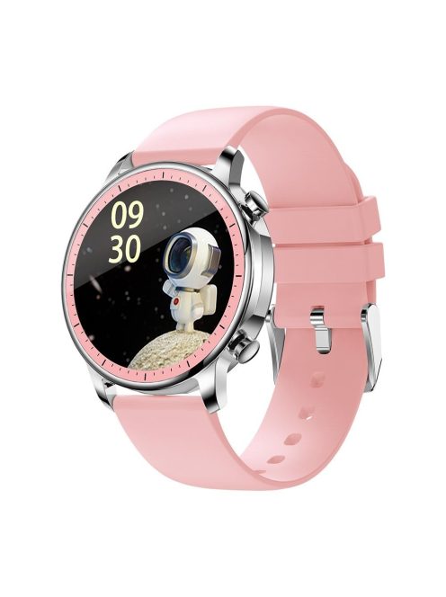 Smart Watch for women, Full Touch Fitness Tracker, pink