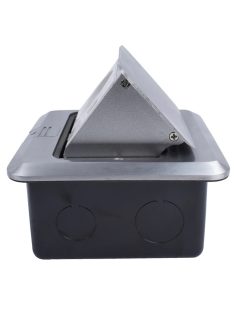   Padló dugalj, pop up doboz ,süllyeszhető konnektor RJ45 internet porttal, aluminimum