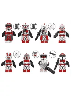 Clone Troopers - building block toy figure - 8 pack 