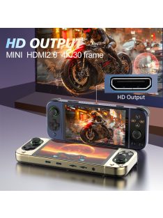   D50MAX 128GB kézi konzol, játékkonzol, retro konzol, 1280x720, mini HDMI, Wi-Fi, bluetooth, streaming, dual game