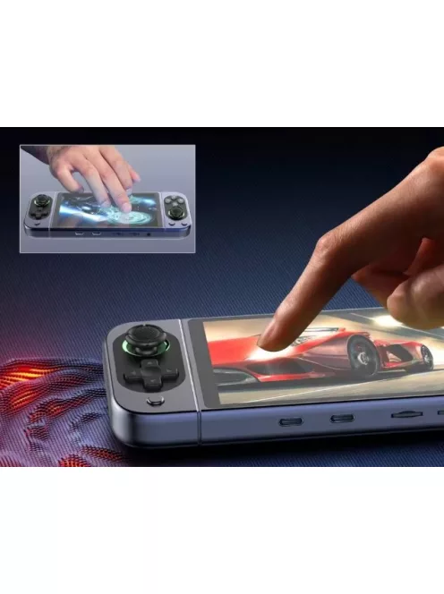 D-50MAX Retro Handheld Game Console – 128 GB – Gray