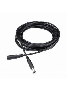   DC hosszabbító kábel, tápkábel, fekete, 5.5 mm*2.1mm csatlakozóval, 10M