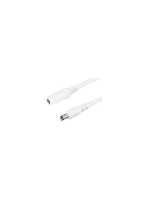 Power Adapter Extension, Male Female Power Cord Extend 2M, color white
