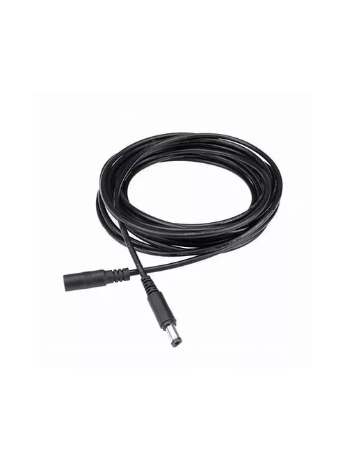 Power Adapter Extension, Male Female Power Cord Extend, 5M, color black 