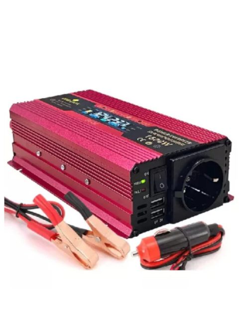 1600W Power Inverter Modified Sine Wave DC 12V to AC 220V