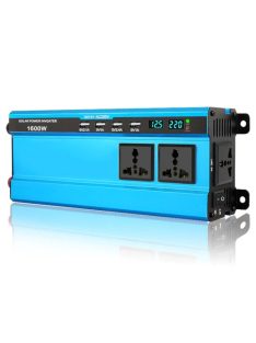   1600W inverter módosított szinuszos, autó inverter, otthoni használatra is, 4 USB, DC 12V-ról AC 220V-ra