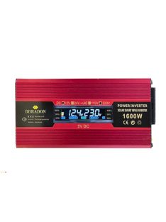   1600W inverter digitális kijelzővel, módosított szinuszos DC 12V-ról AC 220V-ra