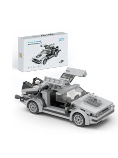   MOC 2023 New Speed Back To The Future Time Machine Car Building Blocks Set Deloreaned Vehicle Bricks Toys Children Birthday Gift
