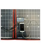 18V 200W  Napelem + töltés vezérlő + kábelek, hordozható, rugalmas, összecsukható