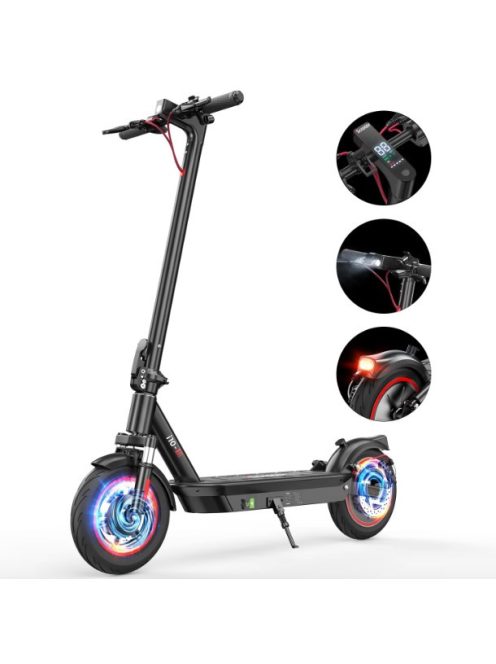 iScooter I10 elektromos roller, 40km/h, 650W, 45km, MOBIL ALKALMAZÁS, 48V, 15Ah, 120kg terhelhetőség, 2025. évi modell