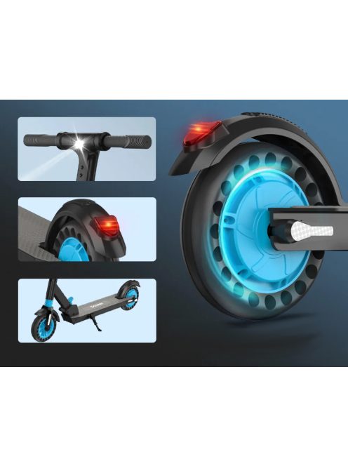 iScooter i8 elektromos roller, 25km/h, 25km hatótáv, 350W, MOBIL ALKALMAZÁS, 120kg terhelhetőség, 2023. évi fejlesztés