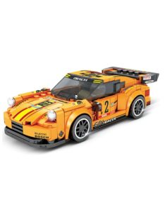   Kocka építő játék Versenyautó 370 darabos Porsche Sport