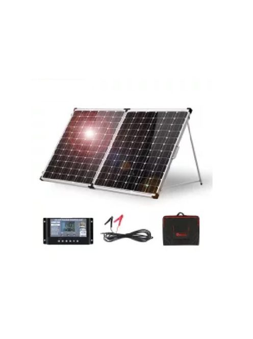 160W solar panel with aluminum stand + charger