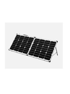   Napelem 200W, töltésvezérlő, összecsukható aluminium állvánnyal