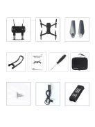 Eachine E58 Emotion 1080P kamera verzió drón, összecsukható karokkal és magasság megtartással