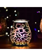 Essential Oil Diffuser Glass Wax Melt Warmer Electric Incense Wax Tart Burner Fragrance Night Light Aroma Decorative Gifts Decor