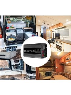 2000W inverter tiszta szinuszos DC 12V-ról AC 220V-ra