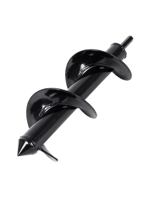 Földfúró, talajfúró spirál, fúrószár, ültetéshez, palántázáshoz, földmunkához 22x5cm