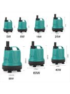 25W 1000LH pump Fish tank submersible pump Bottom suction pump