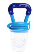 Silicone Fresh Food Baby Nibbler Fruit Nipples Feeding Safe Infant Baby Supplies Size L Blue