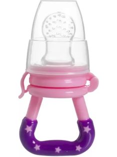   Silicone Fresh Food Baby Nibbler Fruit Nipples Feeding Safe Infant Baby Supplies Size M Pink