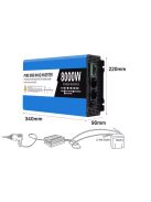 8000W inverter tiszta szinuszos DC 12V-ról AC 220V-ra LED kijelzővel