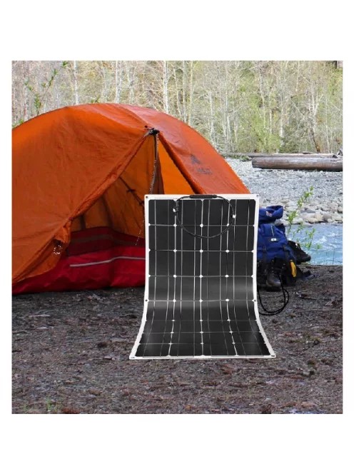 Solar system, Flexible 100W solar panel, 3000W inverter, 10A charger 
