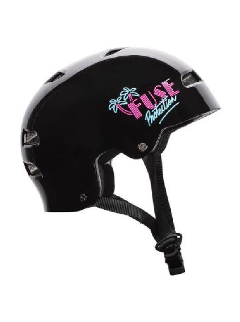 Fuse Alpha Helmet - Glossy Miami Black M-L/57-59	