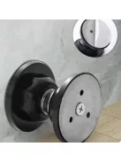 Silicone Door Suck Hotel Household Strong Magnetic Strong Mute Door Touch Silicone Anti-collision Door Stall Door Stopper, black